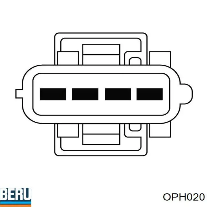 OPH020 Beru sonda lambda sensor de oxigeno para catalizador