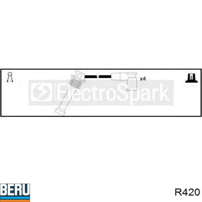 Juego de cables de bujias Beru R420 precio, desde 13,07 EUR