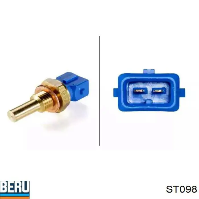 Sensor de temperatura 3601363 Ford