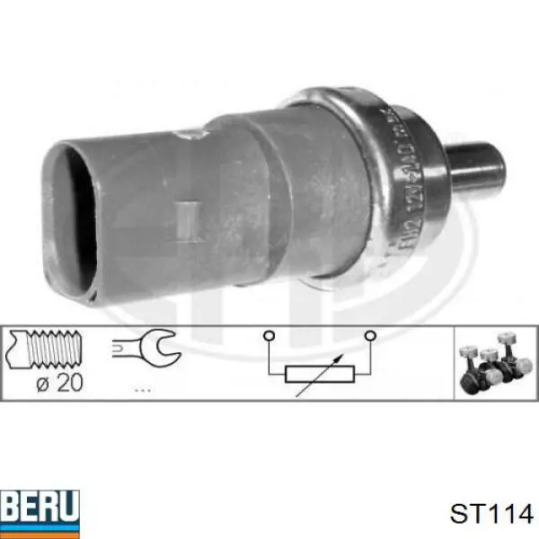 Sensor de temperatura del refrigerante Seat Leon 2 1P1