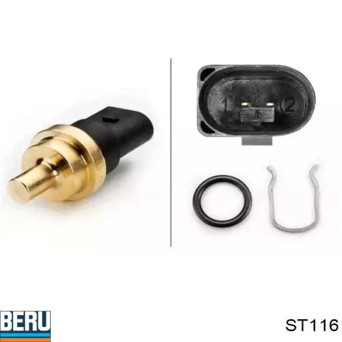 Sensor de temperatura del refrigerante Citroen Saxo S0, S1
