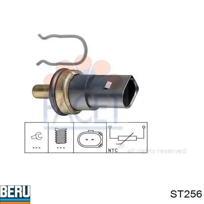 6PT013113081 HELLA Sensor de temperatura de aceite del motor