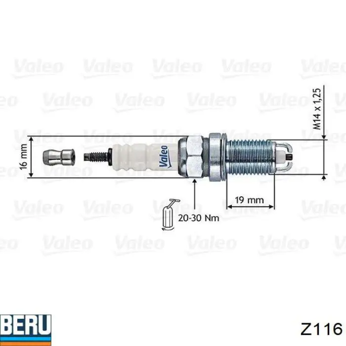 Bujía de encendido Nissan Sunny 3 N14