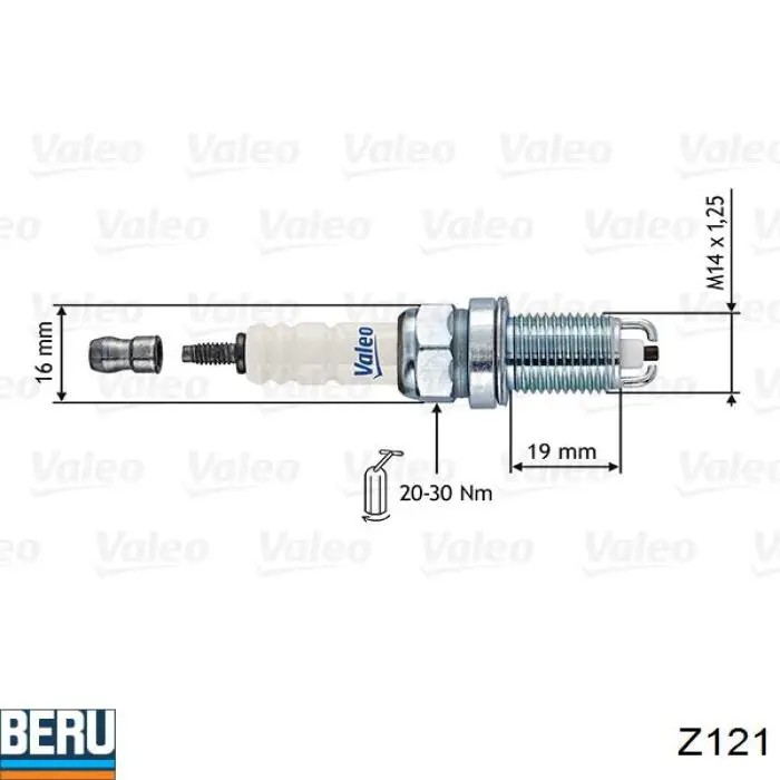 Bujías Beru Z121 precio, desde 7,99 EUR