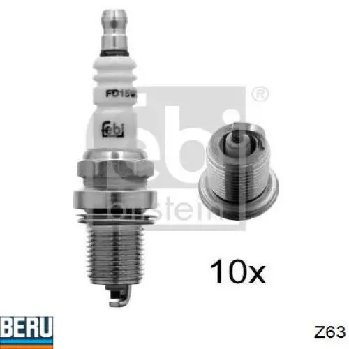 Bujía de encendido Nissan Sunny 3 N14