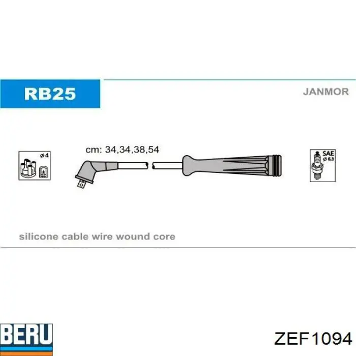 Cables de encendido Renault (RVI) 7700100590B