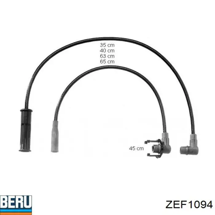 Cables de bujías 7700100590B Renault (RVI)