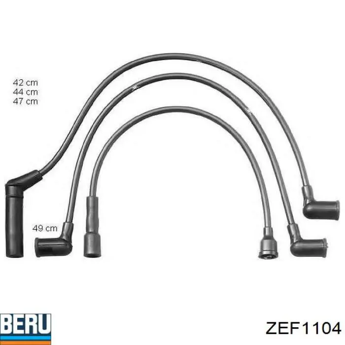 ZEF1104 Beru cables de bujías