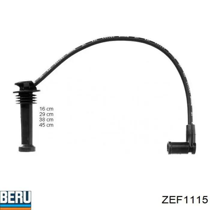 ZEF1115 Beru cables de bujías