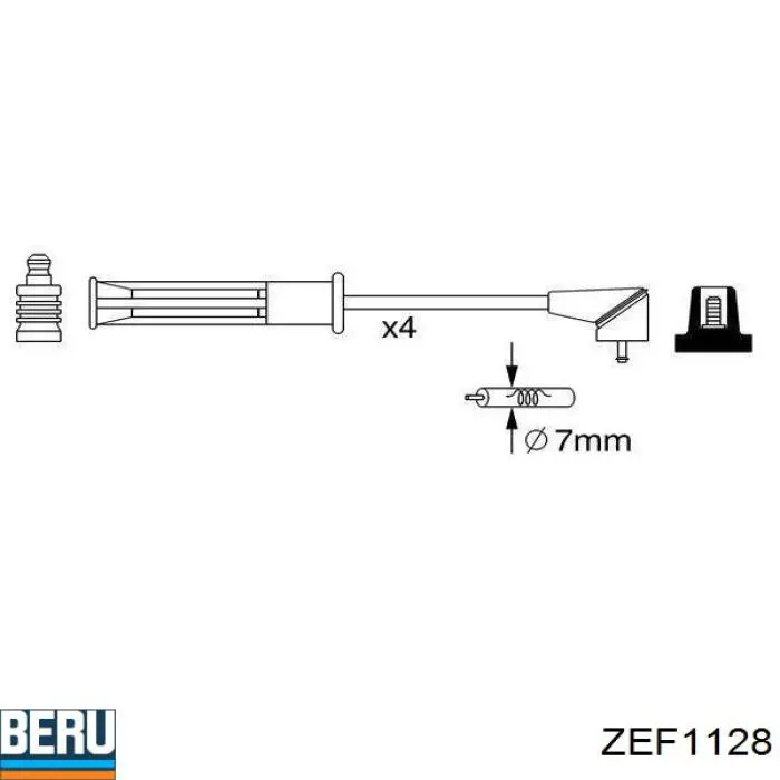 Cables de encendido Beru ZEF1128
