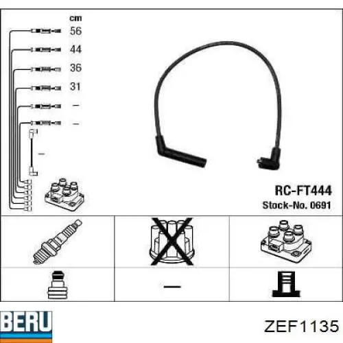 Cables de encendido NGK 691