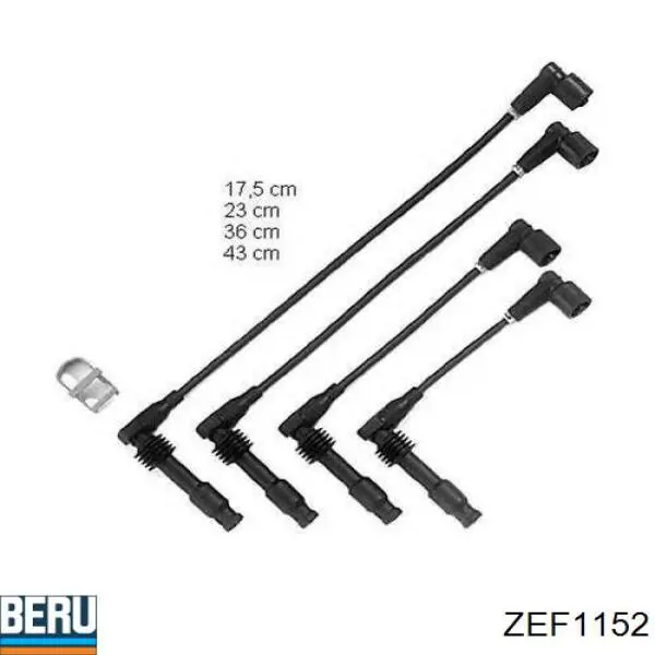 Cables de bujías ZEF1152 Beru