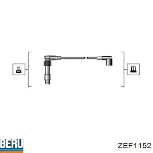 Juego de cables de bujias Beru ZEF1152 precio, desde 31,24 EUR