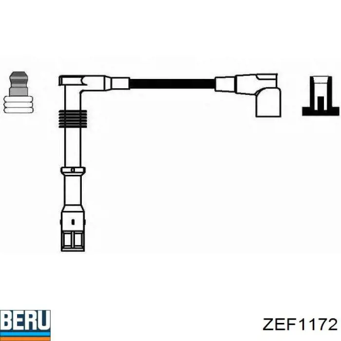 ZEF1172 Beru cables de bujías