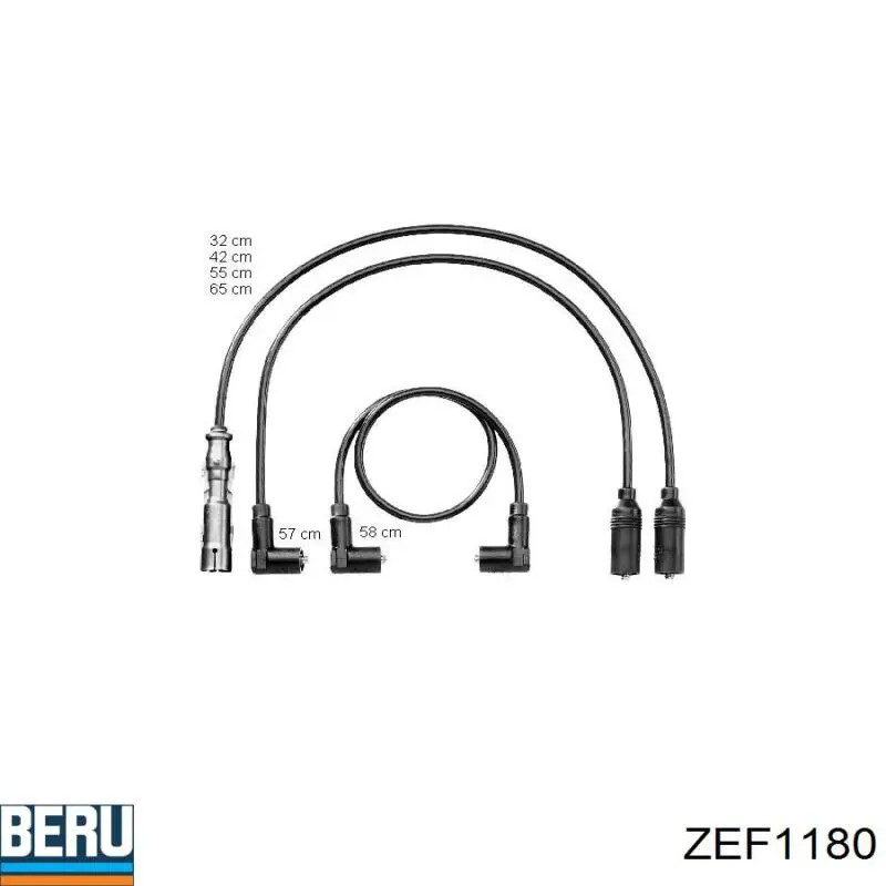 ZEF1180 Beru cables de bujías