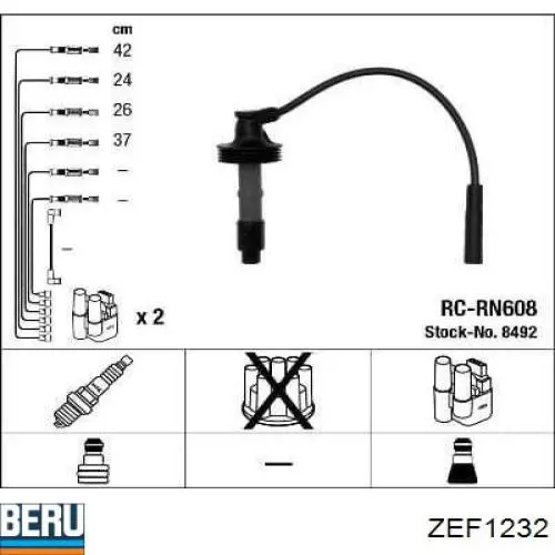 1275284 Renault (RVI) Cables de alta tensión, juego