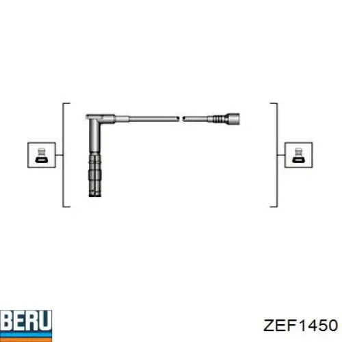 Comprar ZEF1450 Beru Cable de bujía