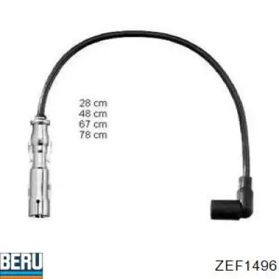 Juego de cables de bujias Beru ZEF1496 precio, desde 63,09 EUR