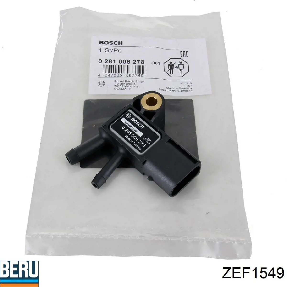 ZEF1549 Beru Cables de alta tensión, juego