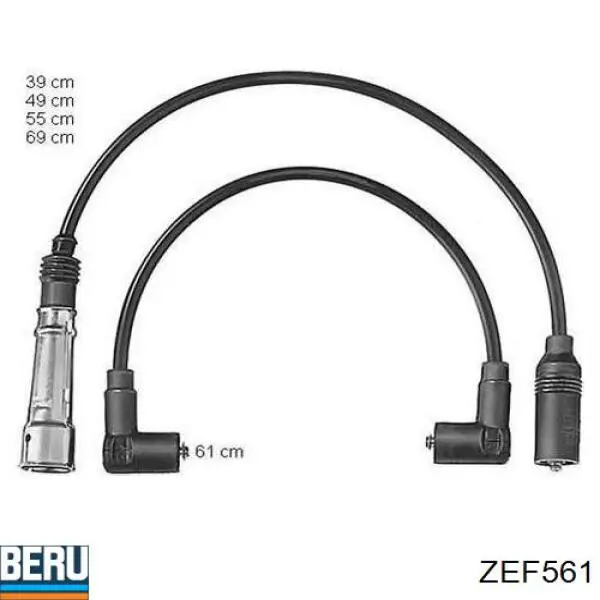 ZEF561 Beru cables de bujías