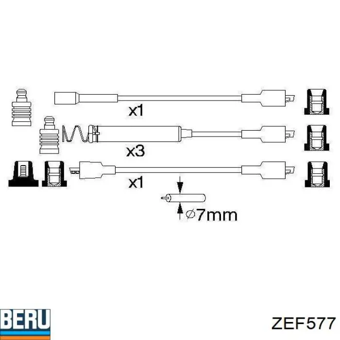 986356800 Bosch cables de bujías