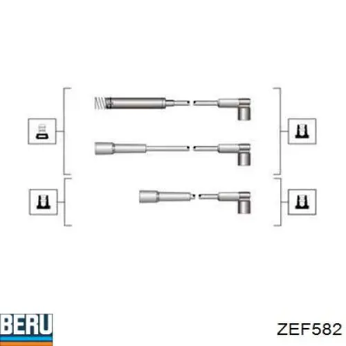 MSQ0072 Magneti Marelli Cables de alta tensión, juego