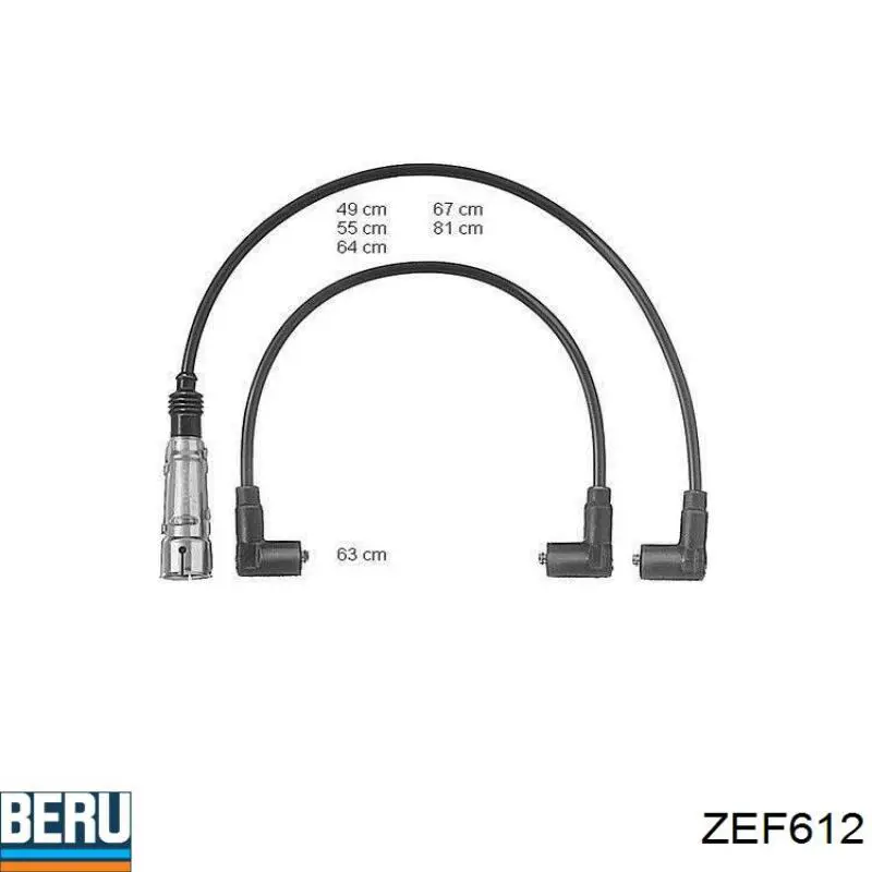 ZEF612 Beru cables de bujías
