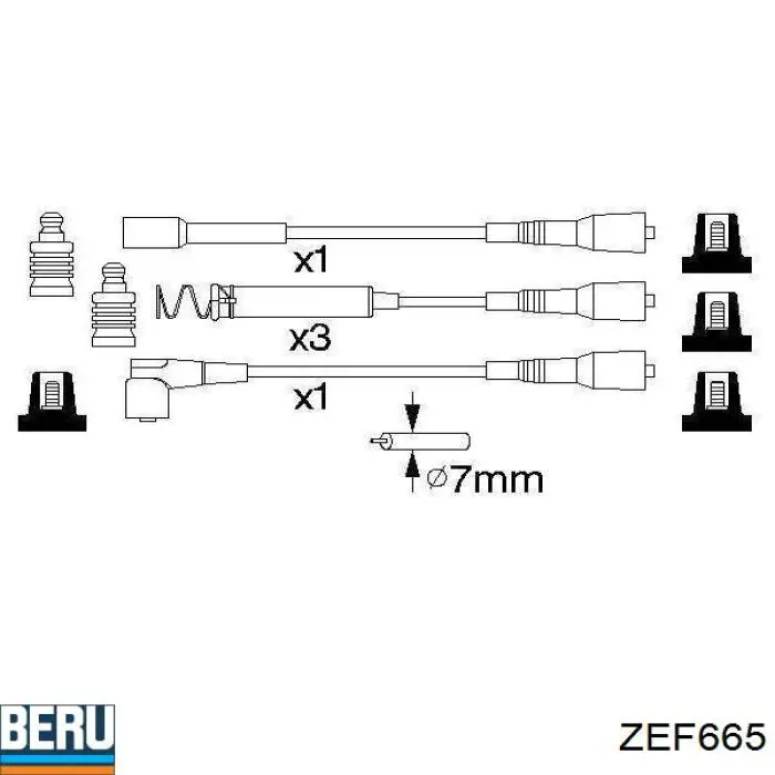 Cables de encendido Champion CLS220