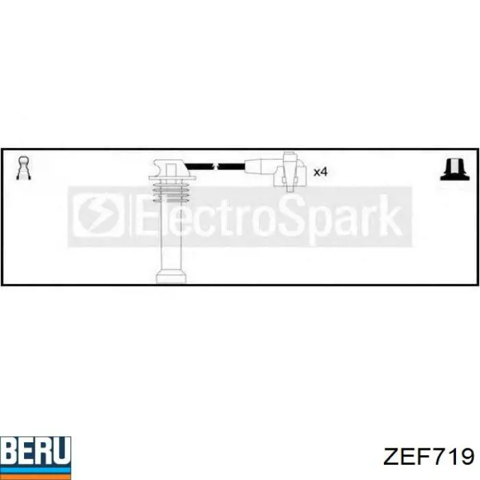 Cables de bujías 4148 EFI