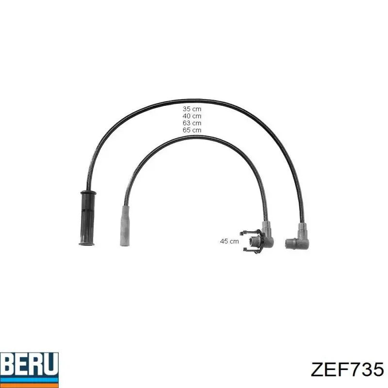 ZEF735 Beru cables de bujías