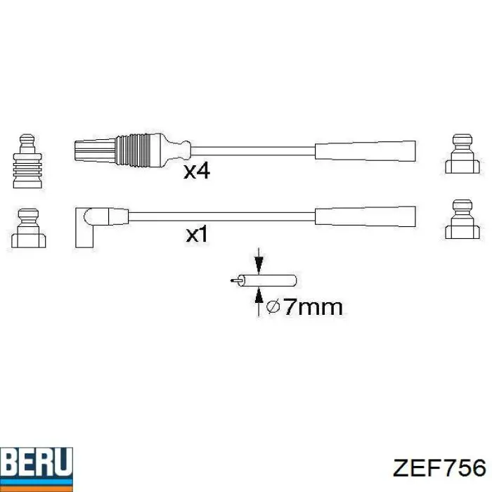 Cables de encendido FAE 83650