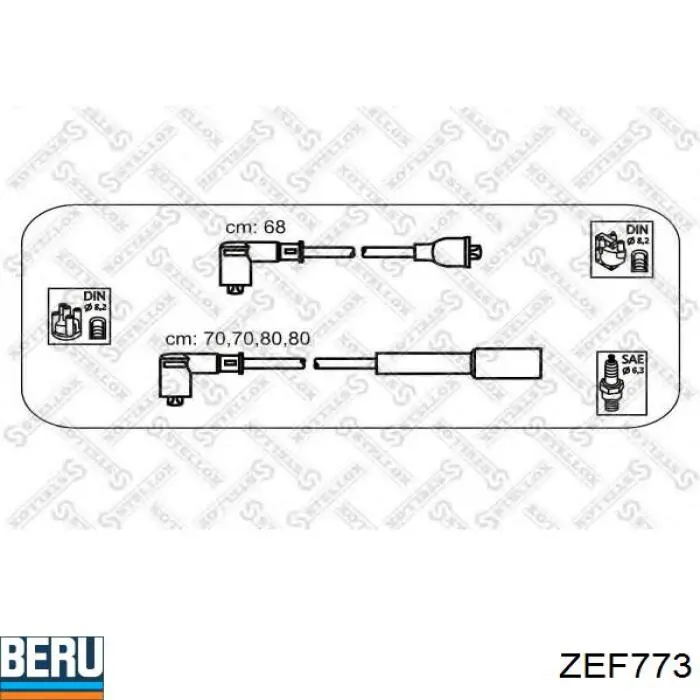 Cables de bujías MD997462 Mitsubishi
