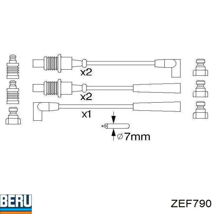 986356794 Bosch cables de bujías