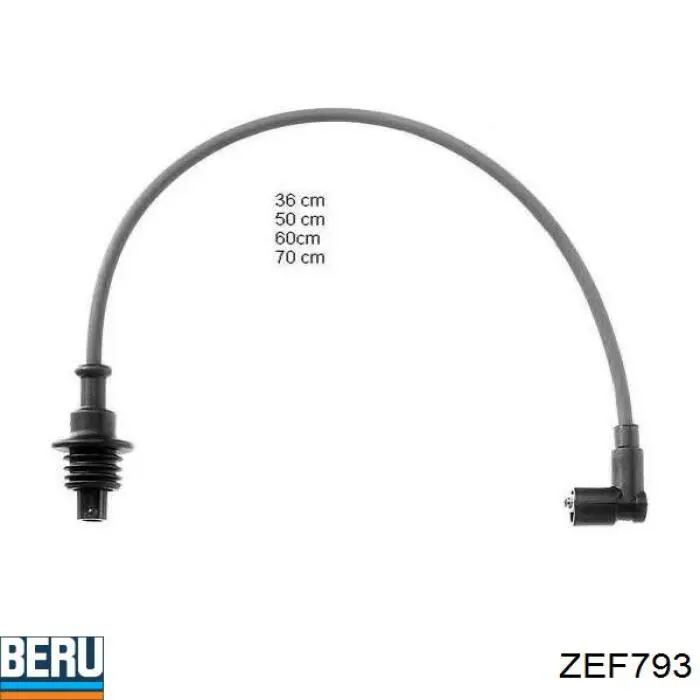Cables de bujías ZEF793 Beru