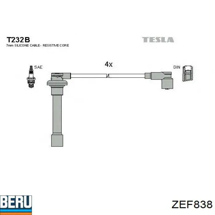 Juego de cables de bujias NGK RCHE89 precio, desde 36,96 EUR