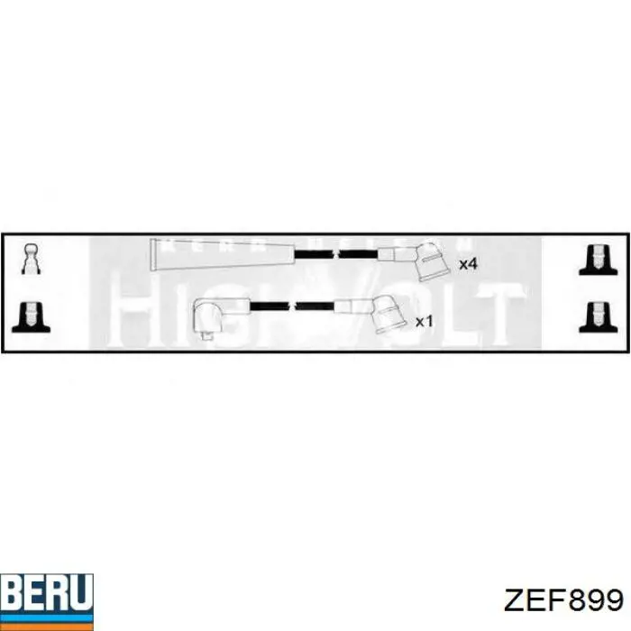 Cables de encendido Blue Print ADN11608