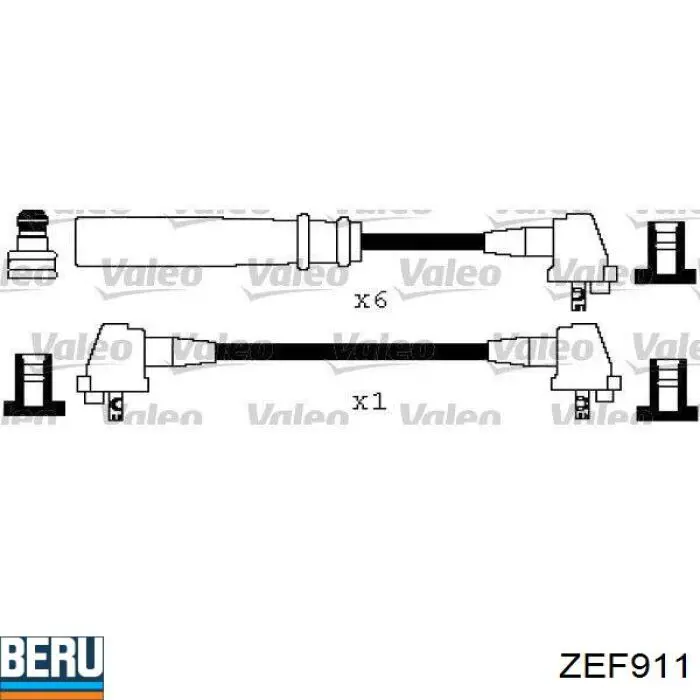 ZEF911 Beru cables de bujías