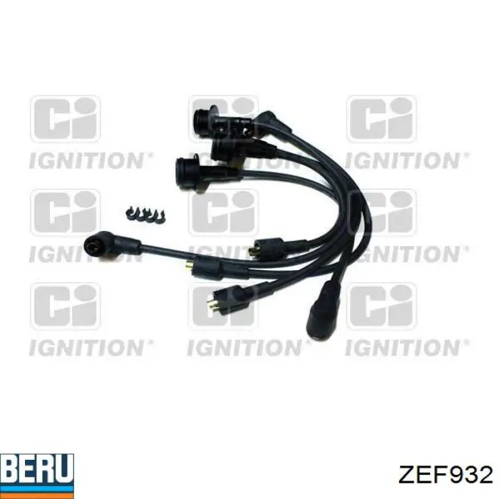 ZEF932 Borg-Warner/KKK cables de bujías