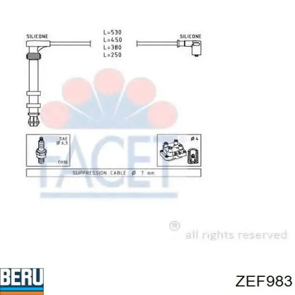Juego de cables de bujias Fiat/Alfa/Lancia 71776576 precio, desde 39,08 EUR
