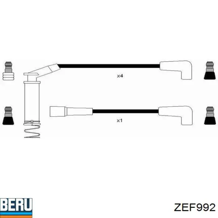 AKD1042 OTO Akdeniz juego de cables de encendido