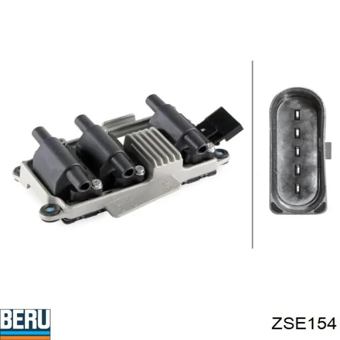 Bobina de encendido Beru ZSE154