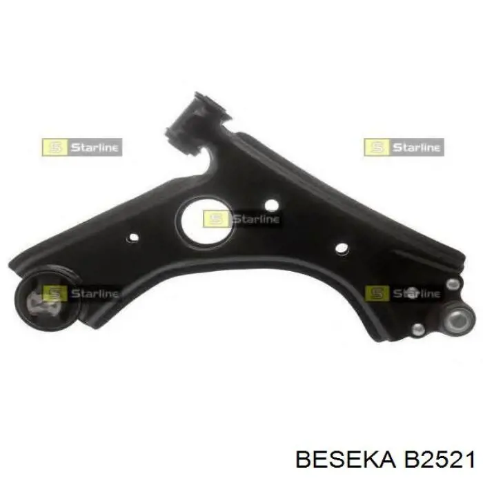 B2521 Beseka silentblock de suspensión delantero inferior