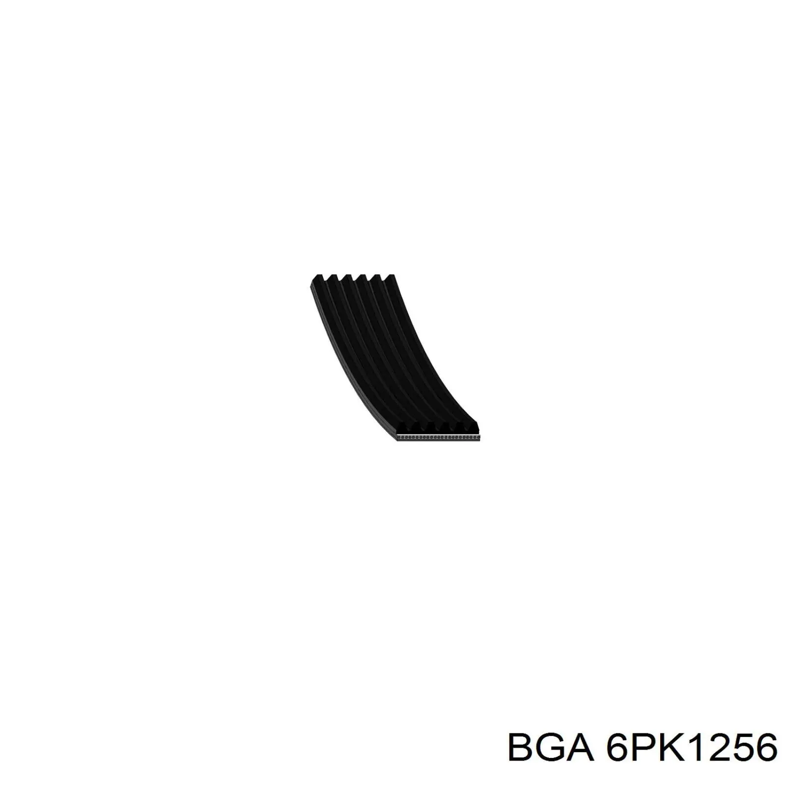 6PK1256 BGA correa trapezoidal