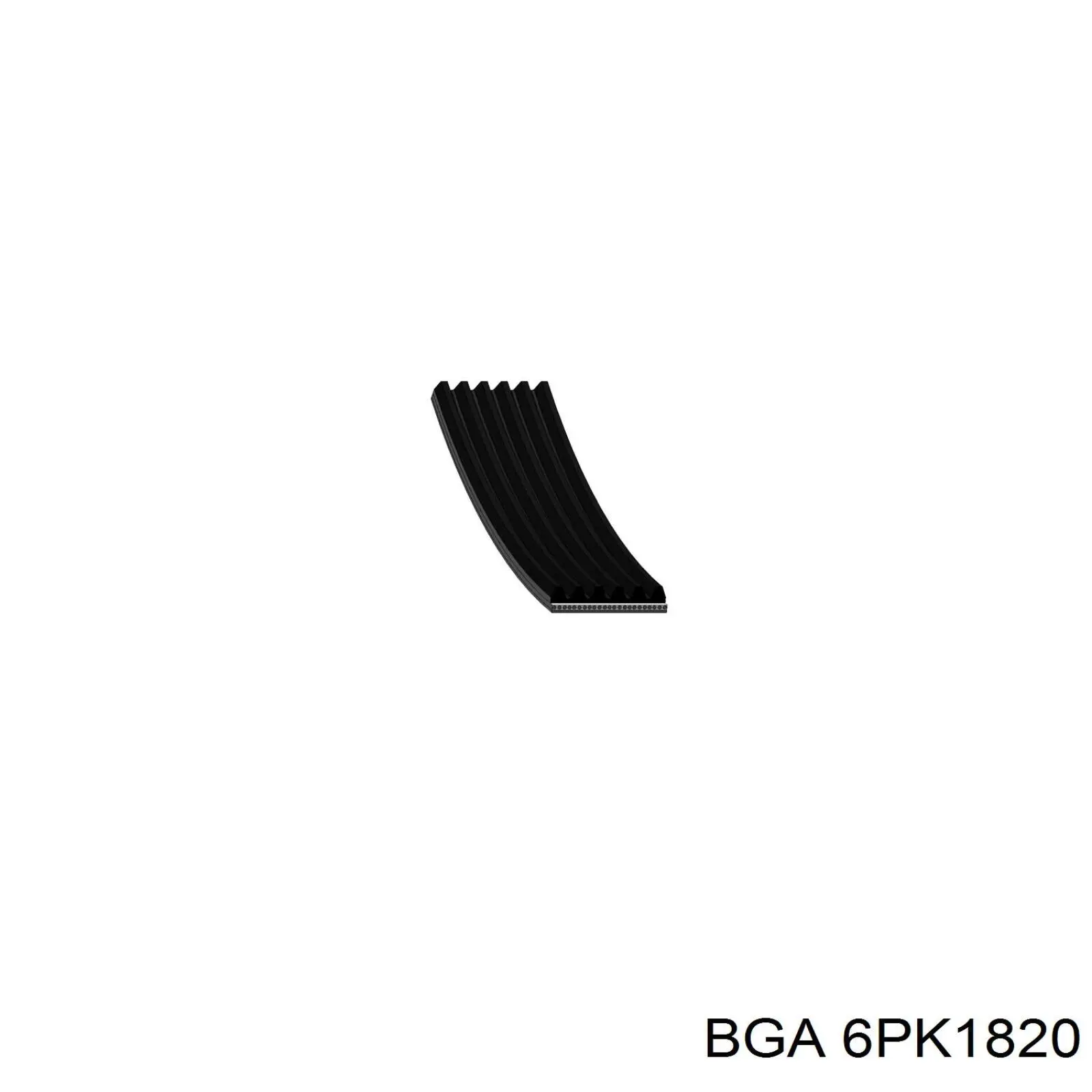 6PK1820 BGA correa trapezoidal