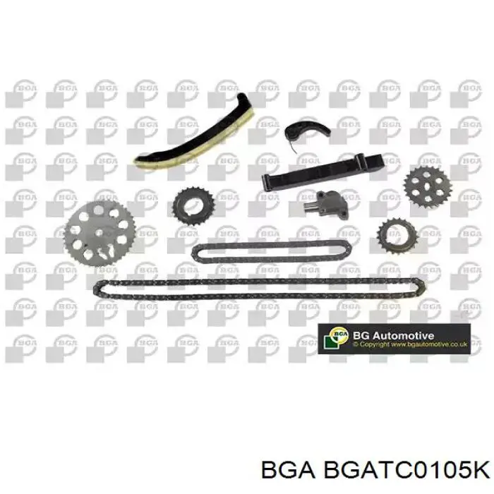 BGA TC0105K BGA kit de cadenas de distribución