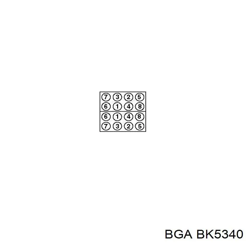 BK5340 BGA tornillo de culata