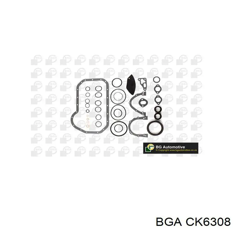 CK6308 BGA juego completo de juntas, motor, inferior