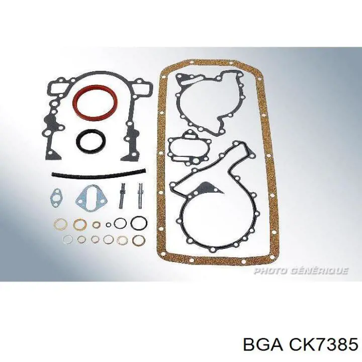CK7385 BGA juego completo de juntas, motor, inferior
