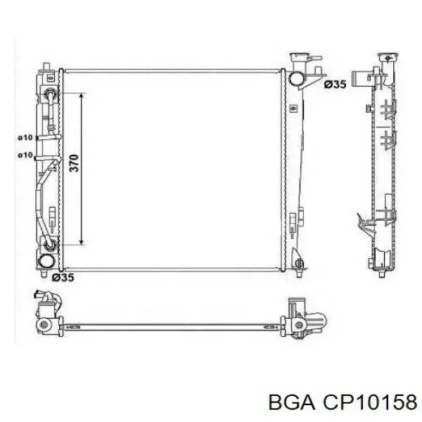 Comprar CP10158 BGA Bomba de agua para motor