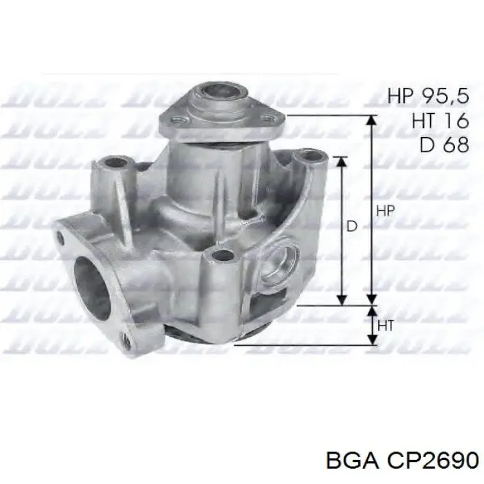 Comprar 71737971 Fiat/Alfa/Lancia Bomba de agua para motor